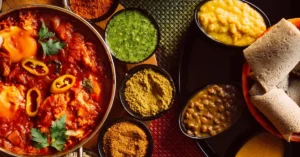 Ethiopian Food Various Dishes